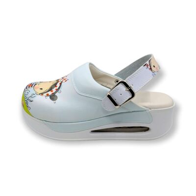 Zoccoli per pantofole in pelle Little Girl 2 Air Clogx
