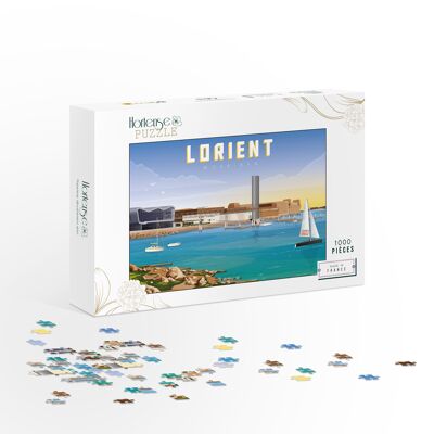 Puzzle Lorient - La Base - 1000 piezas