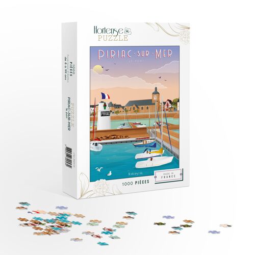 Puzzle Piriac sur Mer - le port - 1000 pièces
