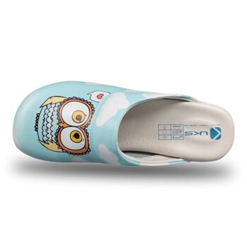 Sabots pantoufles en cuir Blue Owl Air Clogx 5