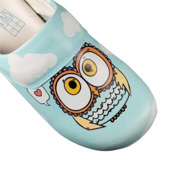 Sabots pantoufles en cuir Blue Owl Air Clogx 6