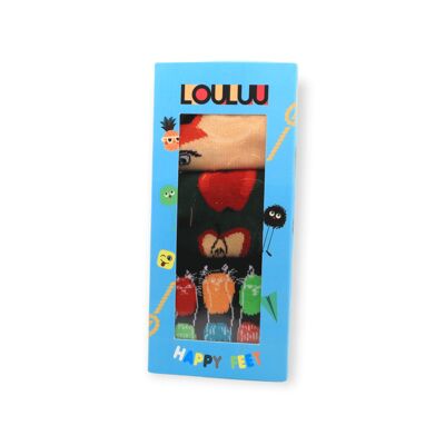 Fox, Apple, Mushroom Box Set Unisex Casual Cotton Socks