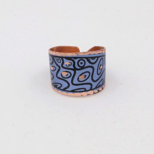 Copper Circle Adjustable Ring