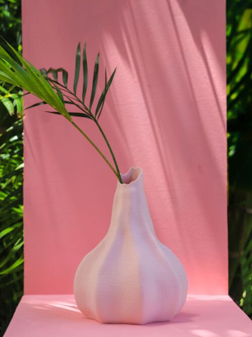 Ästhetische Meringue Vase - perfekt für Trockenblumen oder Frischblumen geeignet - Ästhetische Vase in Pastellfarben