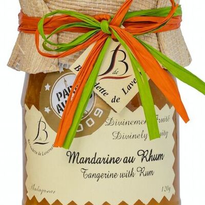 Marmelade Exotique - MANDARINE Sauvage AU RHUM - 120G -(CONFITURES)
