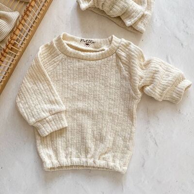 Babypullover / Baumwollstrick