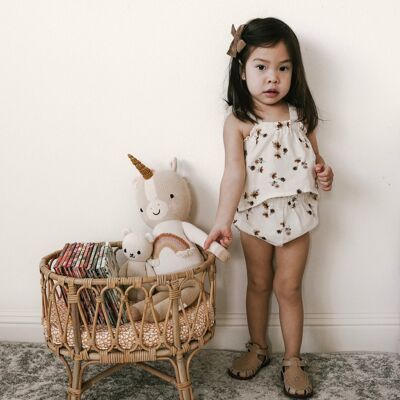 Bloomers / floral muslin - cream