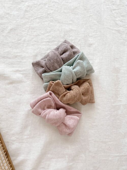 Bow headband / soft pastels