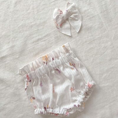 Bloomers / floral marfil