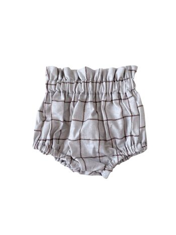 Bloomers / carreaux pastel - bleu 1