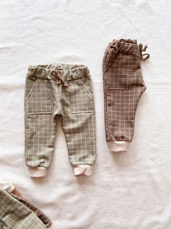 Pantalon bébé / carreaux 2