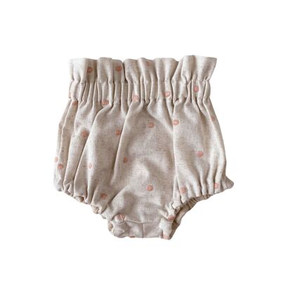 Bloomers / linen dots - blush