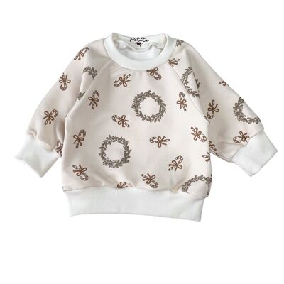 Baby-Baumwoll-Sweatshirt / Zuckerstangen