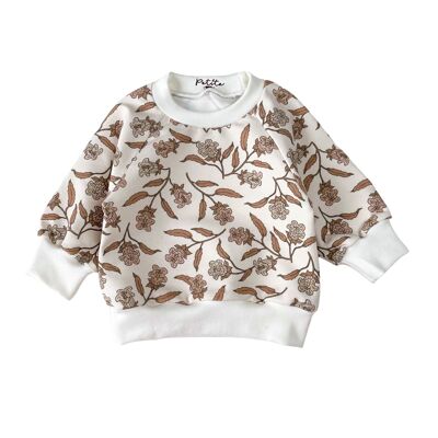 Baby-Sweatshirt aus Baumwolle / Glockenblumen