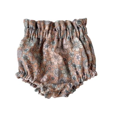 Bloomers / floral atrevido - caramelo