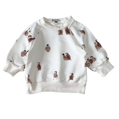 Baby-Baumwollpullover / Pinguin