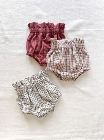 Bloomers / damiers bébé - blush pastel 3