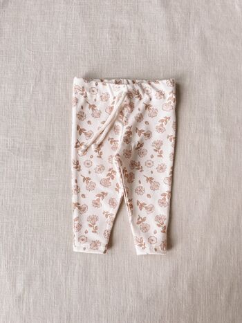 Leggings bébé/fleur 2