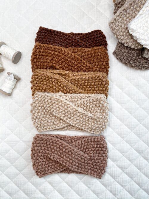 Knitted headband  / Beige