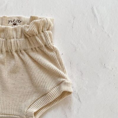 Linen waffle kids bloomers