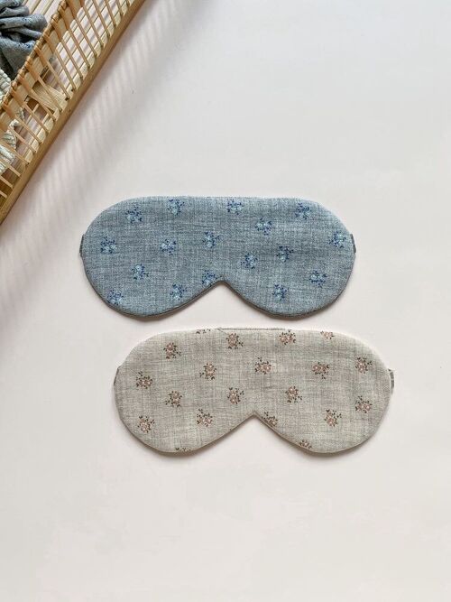 Cotton sleep masks / melange floral