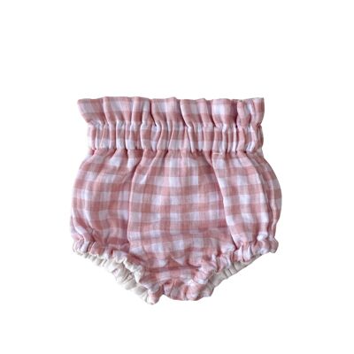 Gingham-Bloomers / rosa