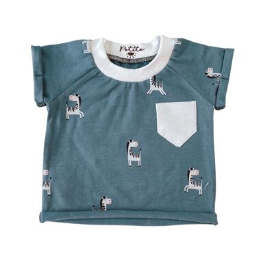 Camiseta infantil / cebra