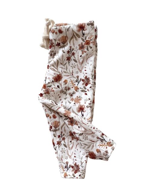 Kids leggings / autumn floral