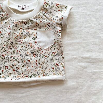 Camiseta infantil / flores silvestres