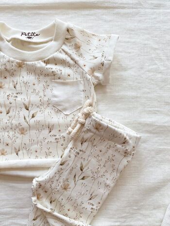 T-shirt enfant / fleurs naturelles 2