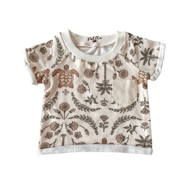 T-shirt jersey girly - tortues orientales