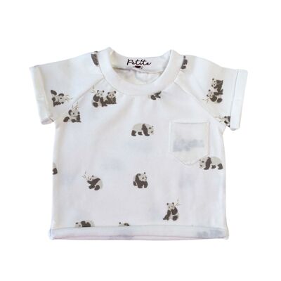 Maglietta per bambini/panda