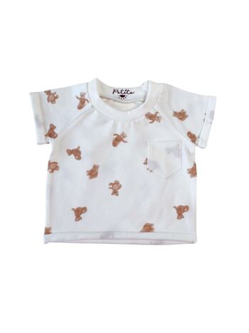 T-shirt enfant / ours en peluche 1
