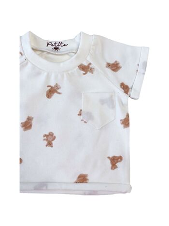 T-shirt enfant / ours en peluche 2