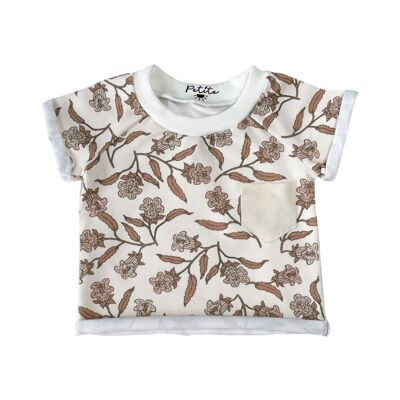 Jersey t-shirt / bell flowers