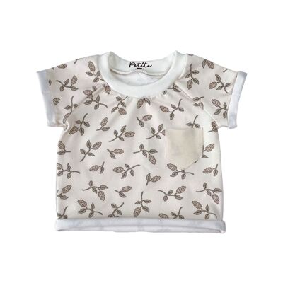 Jersey t-shirt / simple flowers