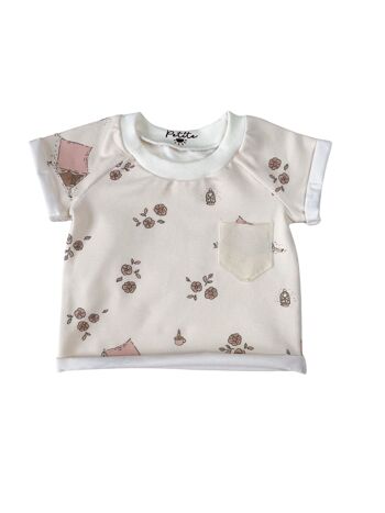 T-shirt jersey / boho camp - filles 1