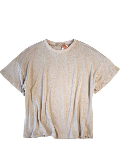 Linen t-shirt / beige