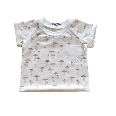 Jersey-T-Shirt / kleine Pilze