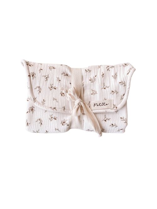 Diaper changing pad / olive branch