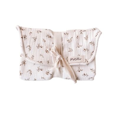 Diaper changing pad / olive branch