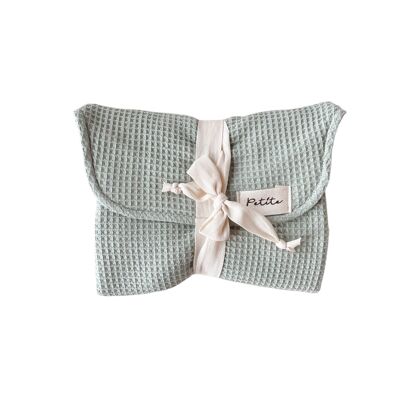 Diaper changing pad / sage