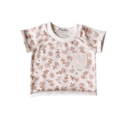 T-shirt in jersey/fiore