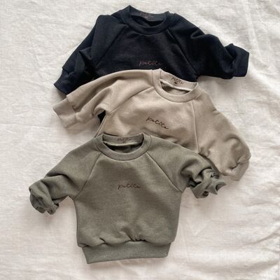Petite / Kinder-Sweatshirt aus recycelter Baumwolle