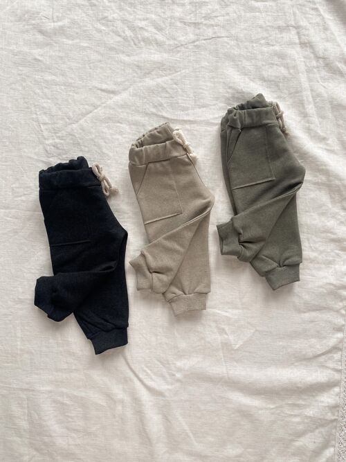 Recycled cotton kids sweatpants