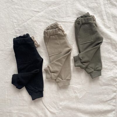 Recycled cotton kids sweatpants