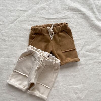 Pantalón corto niño de algodón reciclado