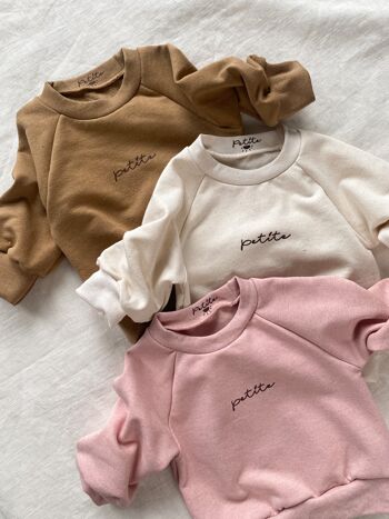 Petite / Enfants Sweat-shirt en coton recyclé 3