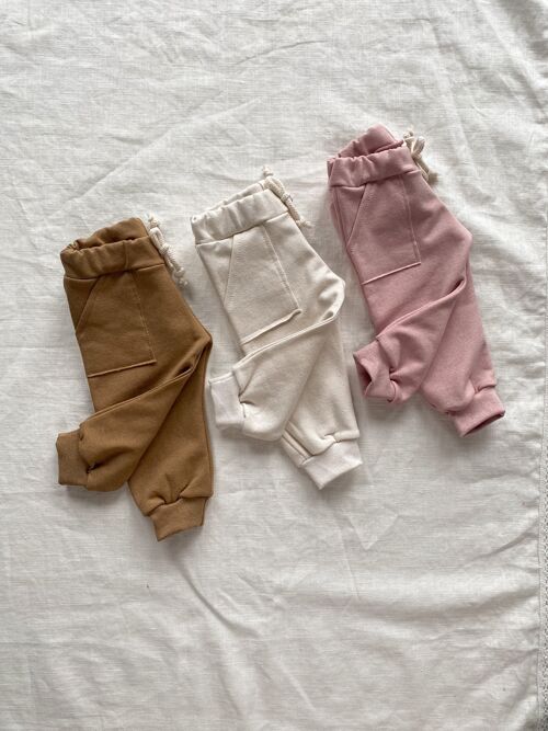 Recycled cotton kids sweatpants