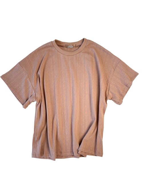 Pointoille t-shirt / cacao